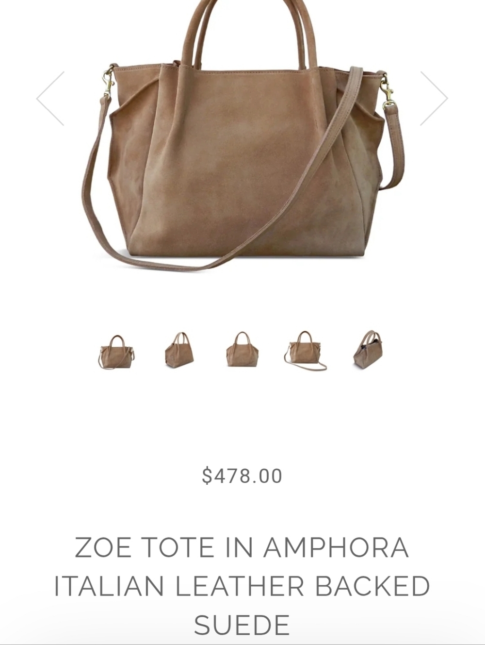 Oliveve Zoe Tote In Amphora - Picture 9 of 9